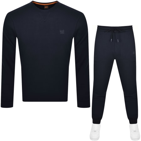 Product Image for BOSS Westart 1 Crew Neck Tracksuit Navy