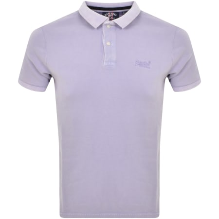 Product Image for Superdry Short Sleeved Polo T Shirt Purple