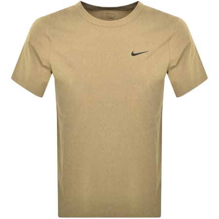 Product Image for Nike Training Dri Fit Hyverse T Shirt Khaki