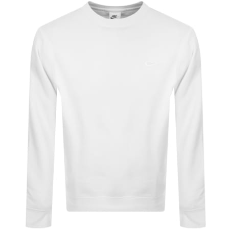 Product Image for Nike Crew Neck Club Sweatshirt White