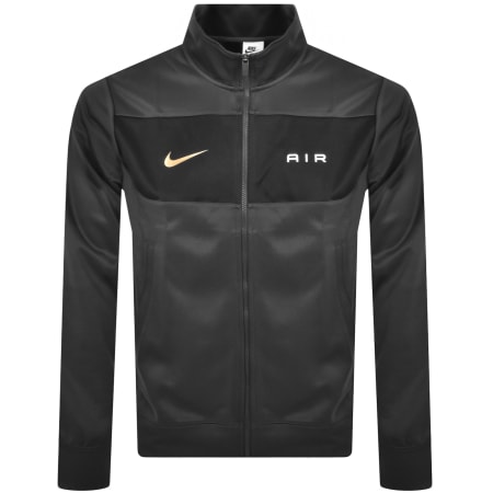 Product Image for Nike Crew Neck Logo Full Zip Track Top Grey