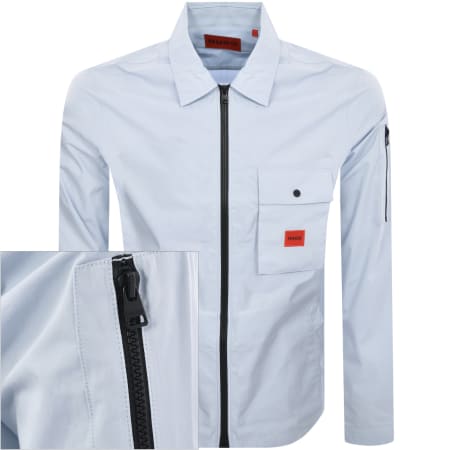 Product Image for HUGO Emmond Overshirt Jacket Blue