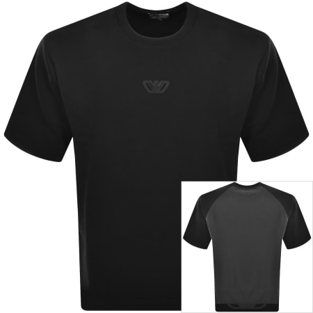 Product Image for Emporio Armani Short Sleeve Sweatshirt Black