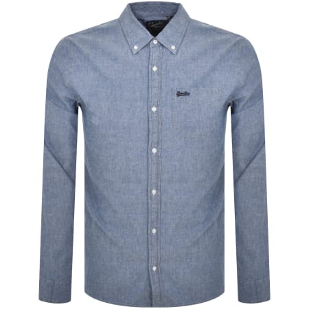 Product Image for Superdry Long Sleeve Shirt Blue