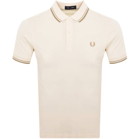 Product Image for Fred Perry Twin Tipped Polo T Shirt Cream