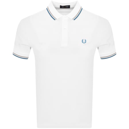 Product Image for Fred Perry Twin Tipped Polo T Shirt White