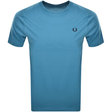 Recommended Product Image for Fred Perry Crew Neck T Shirt Blue