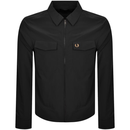Product Image for Fred Perry Zip Overshirt Black