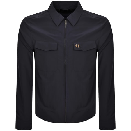 Product Image for Fred Perry Zip Overshirt Navy