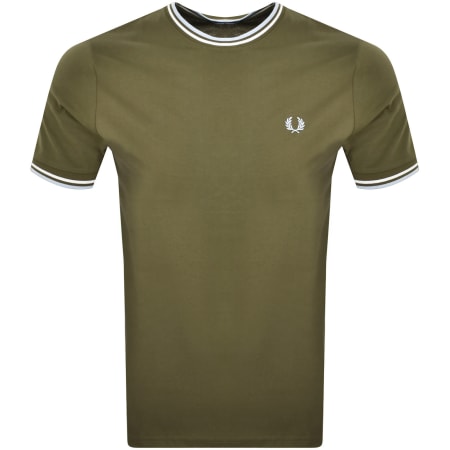 Product Image for Fred Perry Twin Tipped T Shirt Green