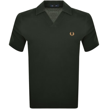Product Image for Fred Perry Open Collar Polo T Shirt Green