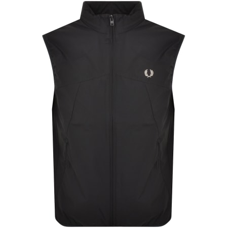 Product Image for Fred Perry Zip Through Gilet Black