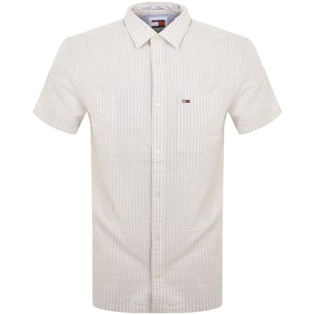Product Image for Tommy Jeans Seersucker Stripe Shirt White