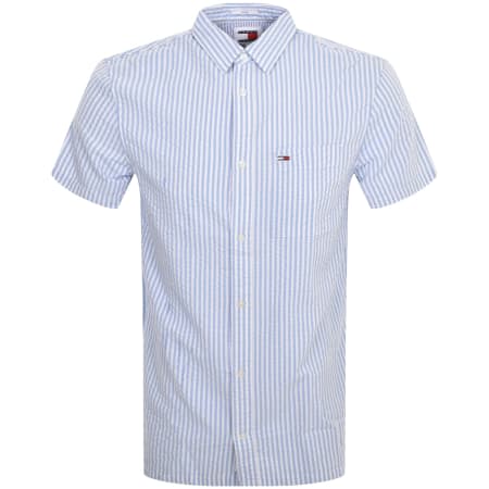 Product Image for Tommy Jeans Seersucker Stripe Shirt White