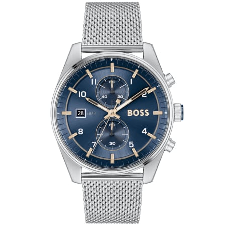 Product Image for BOSS Skytraveller Watch Silver