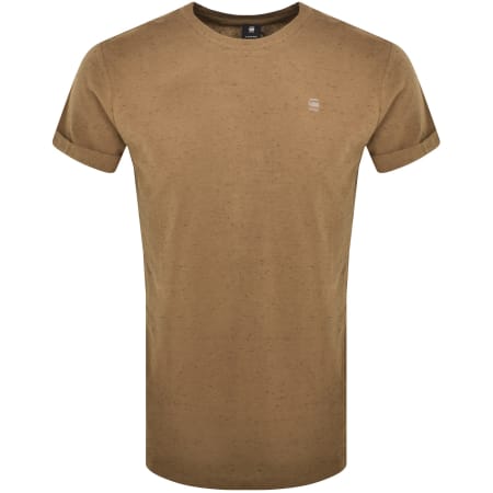 Product Image for G Star Raw Lash Logo T Shirt Brown