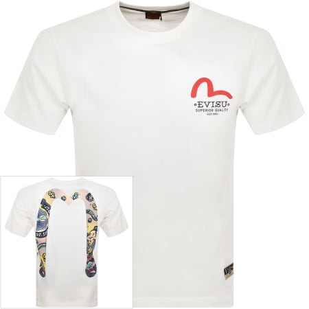 Product Image for Evisu Logo T Shirt White