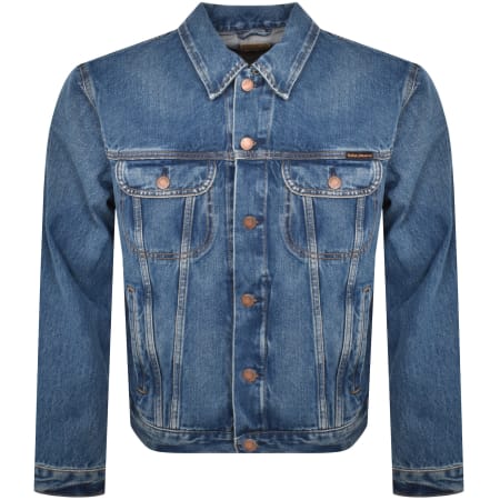 Product Image for Nudie Jeans Danny Greasy Denim Jacket Blue