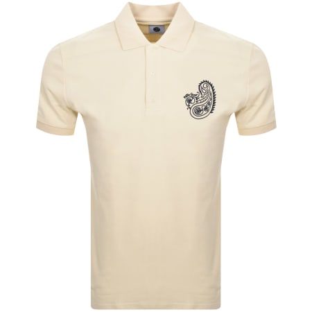 Product Image for Pretty Green Paisley Polo T Shirt Beige