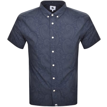 Recommended Product Image for Pretty Green Paisley Short Sleeve Shirt Navy