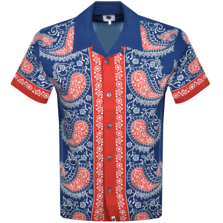 Recommended Product Image for Pretty Green Short Sleeve Laguna Shirt Navy
