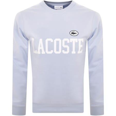 Product Image for Lacoste Logo Crew Neck Sweatshirt Blue