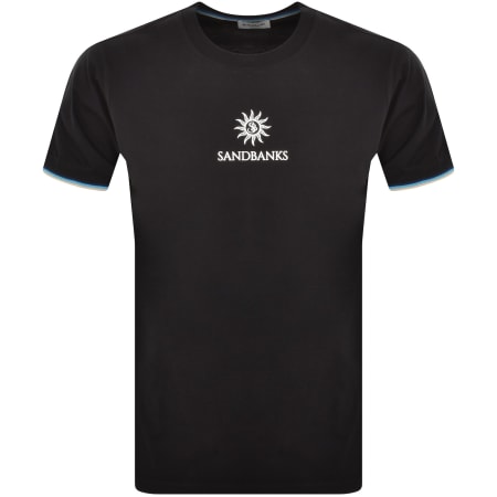 Product Image for Sandbanks Tipped Logo T Shirt Black