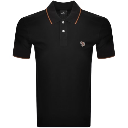 Product Image for Paul Smith Regular Polo T Shirt Black