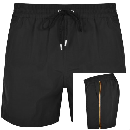 Product Image for Paul Smith Stripe Swim Shorts Black