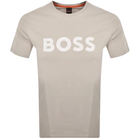 Product Image for BOSS Thinking 1 Logo T Shirt Beige