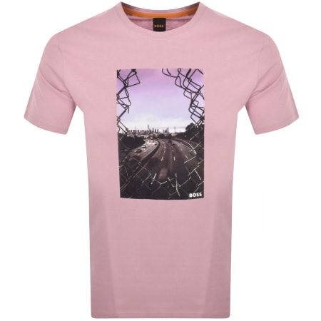 Product Image for BOSS Te Urban T Shirt Pink