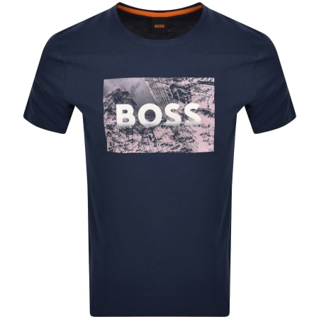 Product Image for BOSS Te Building T Shirt Navy
