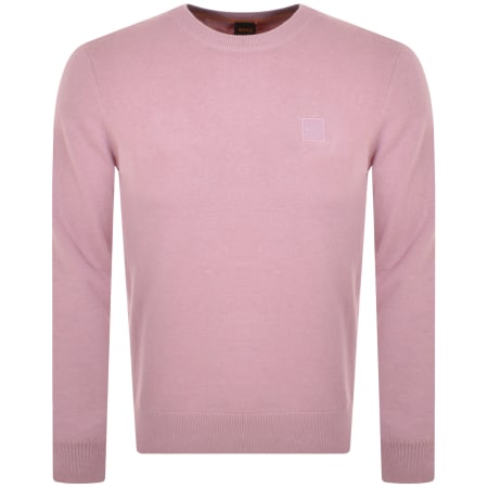 Product Image for BOSS Kanovano Knit Jumper Pink