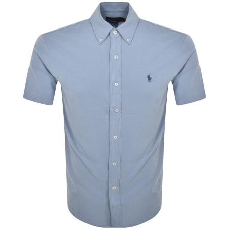 Product Image for Ralph Lauren Featherweight Short Sleeve Shirt Blue