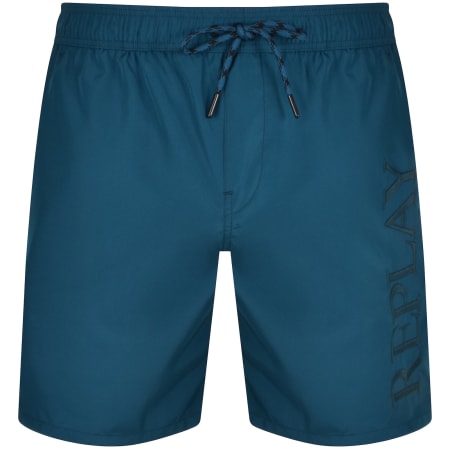 Product Image for Replay Boxer Swim Shorts Blue