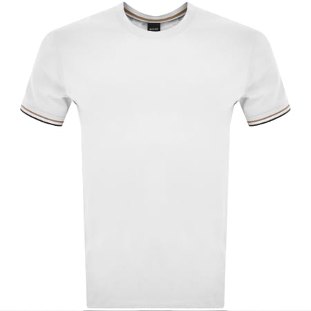 Recommended Product Image for BOSS Thompson 04 Jersey T Shirt White