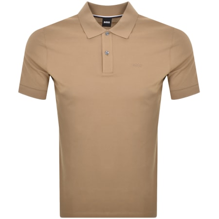 Product Image for BOSS Pallas Polo T Shirt Beige