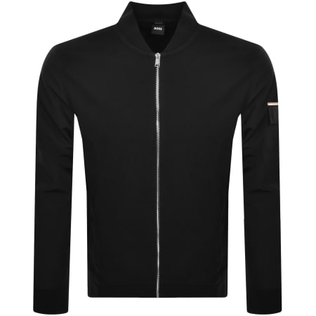 Recommended Product Image for BOSS Skiles 25 Full Zip Sweatshirt Black