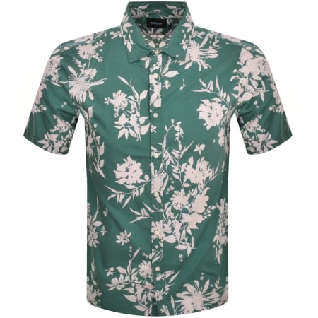 Product Image for Replay Short Sleeve Floral Shirt Green