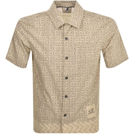 Product Image for CP Company Short Sleeve Shirt Beige