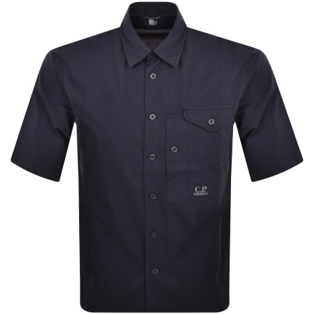 Product Image for CP Company Short Sleeve Shirt Navy