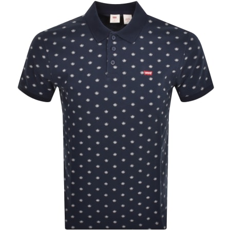 Product Image for Levis Original HM Short Sleeved Polo T Shirt Navy