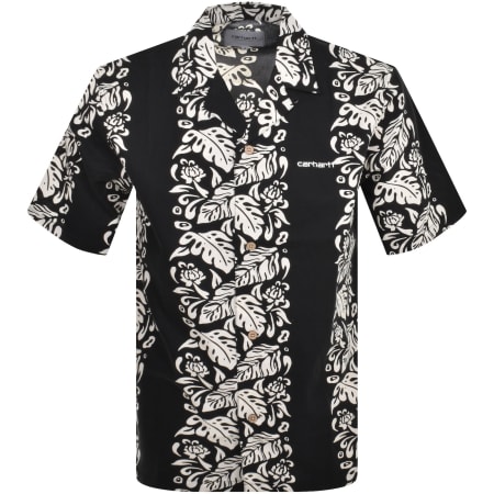 Product Image for Carhartt WIP Floral Short Sleeve Shirt Black