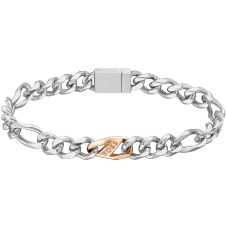 Product Image for BOSS Rian Chain Link Bracelet Silver