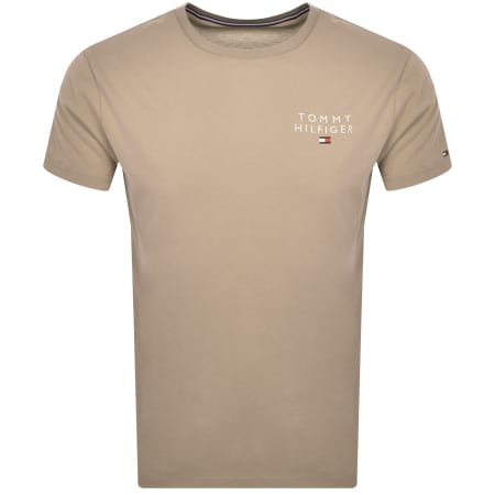 Product Image for Tommy Hilfiger Logo T Shirt Beige