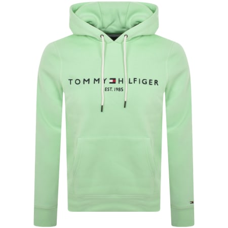Product Image for Tommy Hilfiger Logo Hoodie Green
