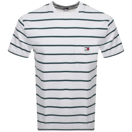 Product Image for Tommy Jeans Easy Stripe T Shirt White