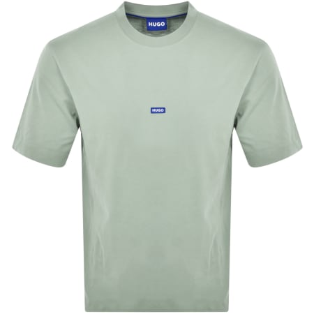 Product Image for HUGO Blue Nieros Logo T Shirt Green