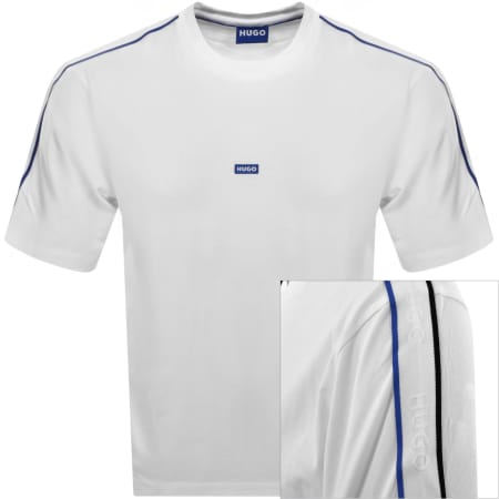 Product Image for HUGO Blue Neloy T Shirt White