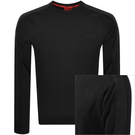 Product Image for HUGO Tonal Sweatshirt Black